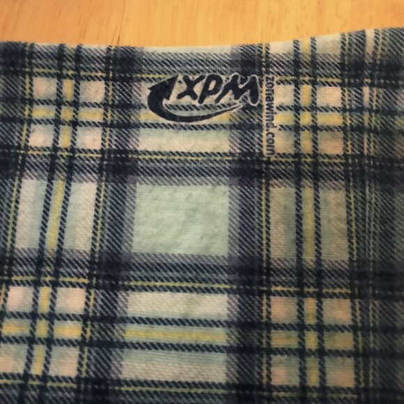 Zonawind  Neck Gaiter Tube Blue White Plaid Snowboard Skiing Gear - Picture 4 of 5